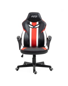 Кресло игровое Shanghai HGC001 чёрный красный белый Hiper