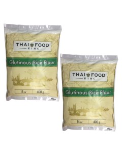 Мука рисовая клейкая 2 шт по 400 г Thai food king