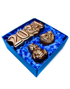 Шоколадный набор Малыши драконы 2024 одноцветный 80 г Ichoco