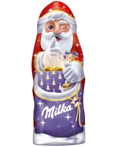 Шоколад Молочный в форме Деда мороза 45г Milka