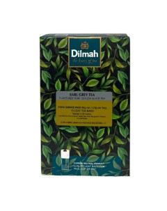 Чай черный Ceylon Earl Grey в пакетиках для чайника 15 шт Dilmah