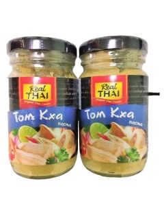 Соус на основе растительных масел Паста Том Кха 2 шт по 125 г Real thai