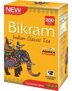 Чай Бикрам ПЕКО чёрный листовой PEKOE 250г Bikram
