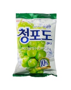 Карамель леденцовая Green Grape Candy 153г Lotte