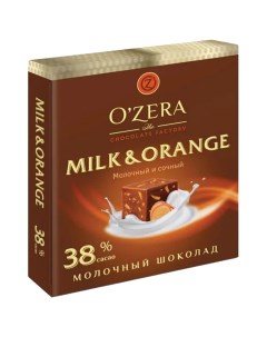 Набор из 6 шт Шоколад порционный Milk Orange молочный с апельсином 90 г ОС8 O`zera