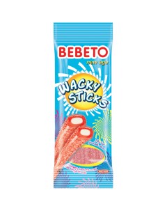 Мармелад жевательный Wacky Sticks 75 г Bebeto