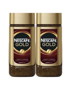 Набор из 2 шт Кофе молотый в растворимом Нескафе Gold 95г Nescafe