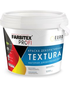 FARBITEX Краска акриловая декоративная фактурная Textura 3 5 кг 4300010757 Nobrand