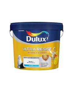 Краска Ultra Resist кухня и ванная матовая база BW 5 л Dulux