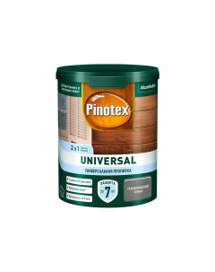 Пропитка универсальная для дерева Universal 2 в 1 скандинавский серый 900 мл Pinotex