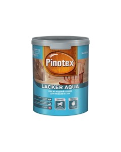 Лак для мебели и стен Lacker Aqua 10 на водной основе матовый 1 л Pinotex