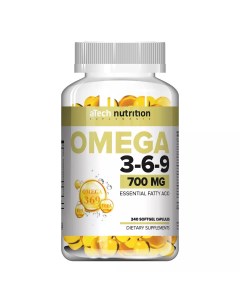ОМЕГА 3 6 9 капсулы 700 мг 240 шт Atech nutrition