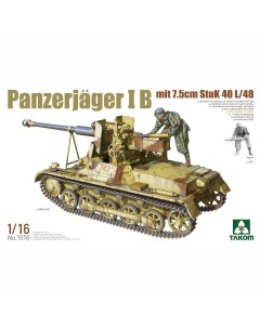 Сборная модель 1 16 Немецкая САУ Panzerjager I B mit 7 5cm StuK 40 L48 1018 Takom