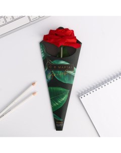 Шариковая ручка роза С 8 марта Artfox