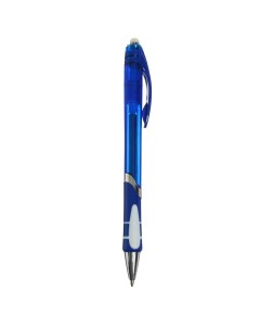 Ручка шариковая со стираемыми чернилами 0 5 мм стержень синий корпус серо черный Nobrand