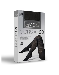 Колготки женские Oms Corsia 120 Nero Omsa