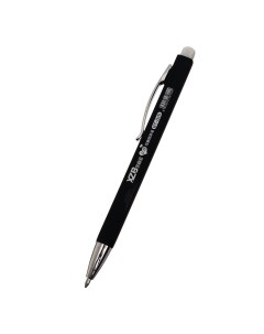 Ручка шариковая стираемые чернила 0 8 мм автоматическая стержень синий прорезиненый квадратный черны Nobrand