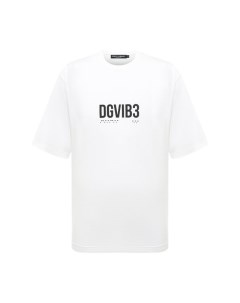 Хлопковая футболка DGVIB3 Dolce&gabbana