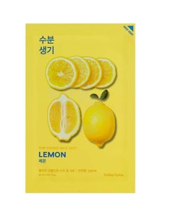 Тонизирующая тканевая маска с лимоном Holika Holika Pure Essence Mask Sheet Lemon Holika holika (корея)