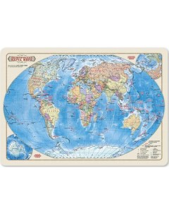 Карта пазл Мир политический 260 деталей Геодом