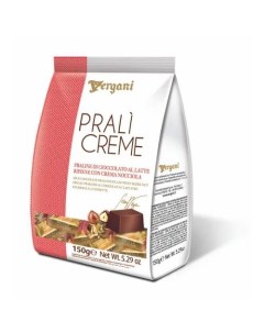 Конфеты молочный шоколад фундук крем 150 г Vergani
