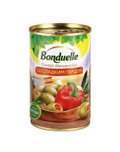 Оливки со сладким перцем 314 г Bonduelle