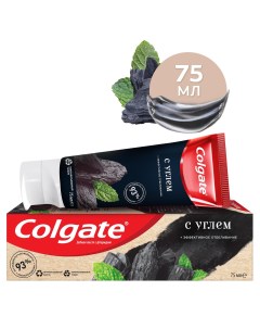 Зубная паста Naturals с натуральным углем и мятой отбеливающая с фторидом 75 мл Colgate