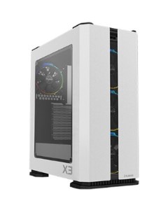 Корпус X3 MidiTower white X3 WHITE без блока питания Zalman