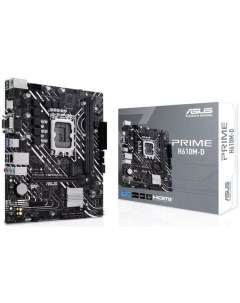 Материнская плата mATX PRIME H610M D LGA1700 H610 2 DDR5 5600 4 SATA 6G M 2 2 PCIE Glan VGA HDMI COM Asus