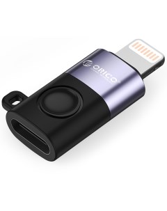 Адаптер WLC BK BP OTG для телефона USB C f Lightning m USB 2 0 черный Orico