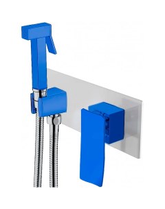 Гигиенический душ со смесителем Q 147 CRUW 2 Хром Синий Boheme