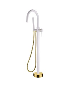 Смеситель для ванны Uno 469 WG Белый Золото Boheme