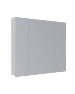 Зеркало шкаф Universal 90х80 см белый глянец Lemark