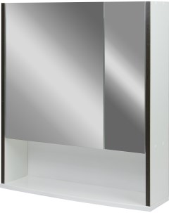 Зеркало шкаф Астра 60 белый венге Doratiz