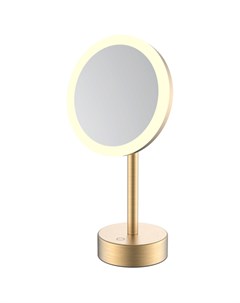 Косметическое зеркало S M551LB матовое золото Savol