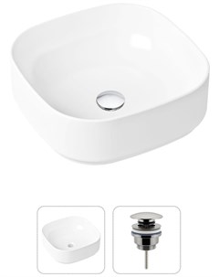 Комплект 2 в 1 Bathroom Sink 21520829 накладная фарфоровая раковина 40 см донный клапан Lavinia boho