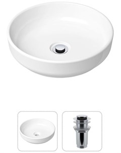 Комплект 2 в 1 Bathroom Sink 21520818 накладная фарфоровая раковина 40 см донный клапан Lavinia boho
