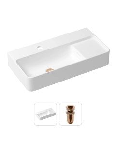 Комплект 2 в 1 Bathroom Sink 21520884 накладная фарфоровая раковина 60 см донный клапан Lavinia boho