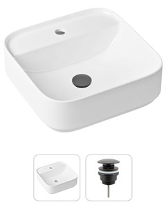 Комплект 2 в 1 Bathroom Sink 21520841 накладная фарфоровая раковина 42 см донный клапан Lavinia boho