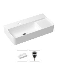 Комплект 2 в 1 Bathroom Sink 21520881 накладная фарфоровая раковина 60 см донный клапан Lavinia boho