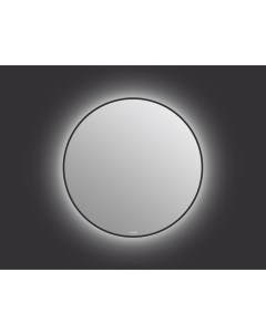 Зеркало Eclipse Smart 80х80 в черной рамке с подсветкой Cersanit