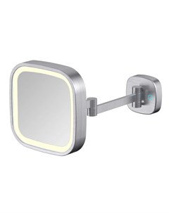 Зеркало S M332L с увеличением 3х сатин с подсветкой Java