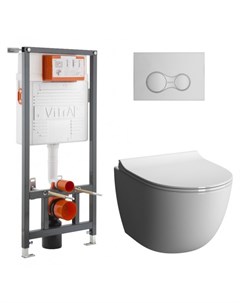 Комплект Sento Hygiene 9830B003 7207 подвесной унитаз инсталляция кнопка Vitra