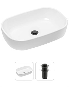 Комплект 2 в 1 Bathroom Sink 21520800 накладная фарфоровая раковина 54 см донный клапан Lavinia boho