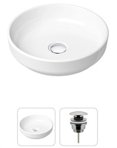 Комплект 2 в 1 Bathroom Sink 21520819 накладная фарфоровая раковина 40 см донный клапан Lavinia boho