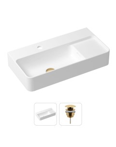 Комплект 2 в 1 Bathroom Sink 21520883 накладная фарфоровая раковина 60 см донный клапан Lavinia boho