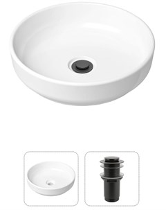 Комплект 2 в 1 Bathroom Sink 21520820 накладная фарфоровая раковина 40 см донный клапан Lavinia boho