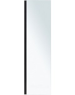 Шкаф пенал Ариетта New 40 R с зеркалом белый матовый De aqua