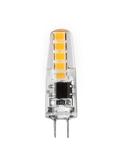 Лампа светодиодная G4 220 В 3 Вт капсула прозрачная 270 лм теплый желтый свет Elektrostandard