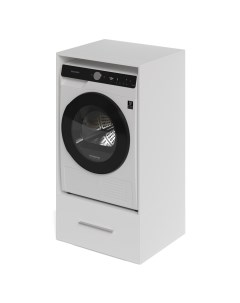 Шкаф для стиральной машины HSM60 66 4x126 5 см цвет белый матовый Без бренда